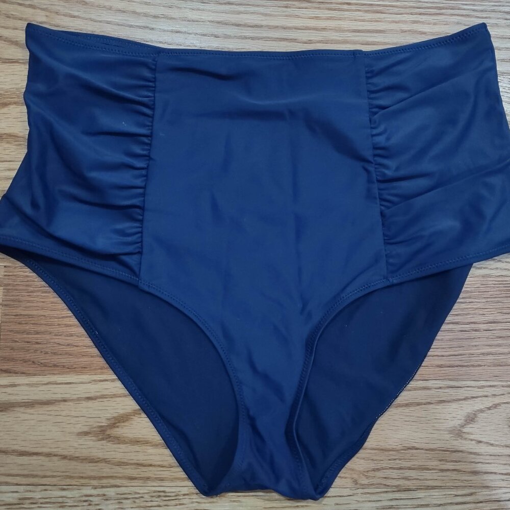 Swim bottoms, high waisted, size XL